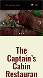 Mobile Screenshot of captainscabinrestaurant.com